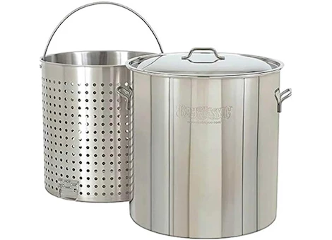 Bayou Classic 162-QT STAINLESS BAYOU BOILER WITH BASKET