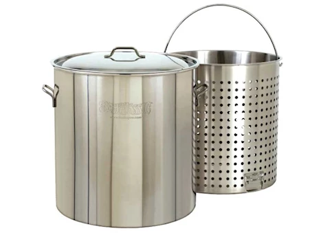 Bayou Classic 82-QT STAINLESS BAYOU BOILER WITH BASKET