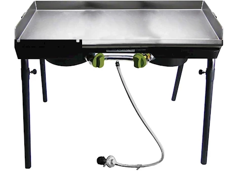 Bayou Classic DUAL PATIO CAMP STOVE WITH DOUBLE GRIDDLE