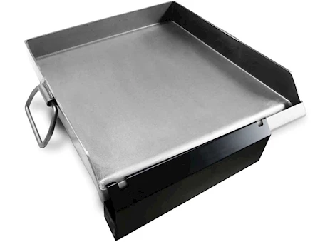 Bayou Classic SINGLE STEEL GRIDDLE WITH GREASE TRAY
