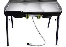 Bayou Classic Dual patio camp stove with double griddle