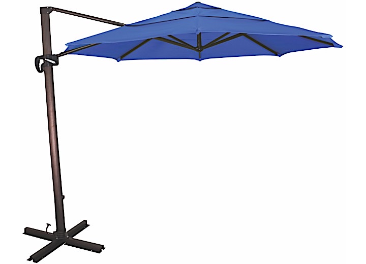 California Umbrella Cali Series 11 ft. Cantilever Patio Umbrella - Pacific Blue Sunbrella / Bronze Main Image