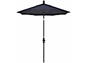 California Umbrella Sun Master Series 7.5 ft. Patio Umbrella - Navy Sunbrella / Bronze
