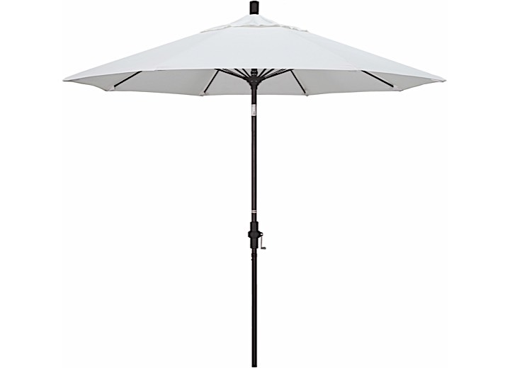 California Umbrella Sun Master Series 9 ft. Patio Umbrella - Natural Sunbrella / Bronze Main Image