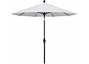 California Umbrella Sun Master Series 9 ft. Patio Umbrella - Natural Sunbrella / Bronze
