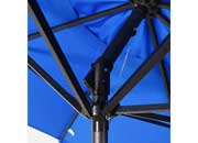 California Umbrella Casa Series 9 ft. Patio Umbrella - Black Olefin / Bronze
