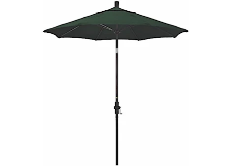 California Umbrella Sun Master Series 7.5 ft. Patio Umbrella - Forest Green Sunbrella / Bronze Main Image