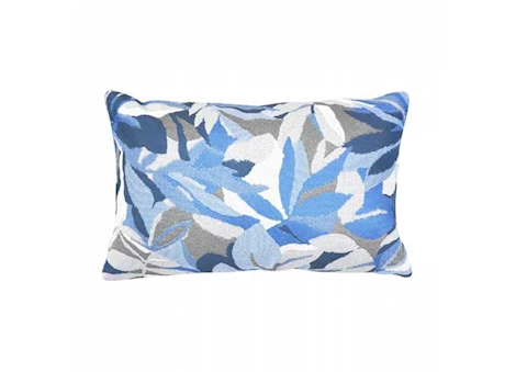 Astella Pacifica 12” x 18” Lumbar Throw Pillow in Dewey - Blue