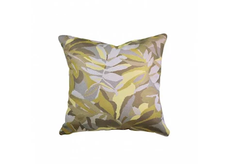 Astella Pacifica 18” x 18” Accent Throw Pillow in Dewey - Yellow
