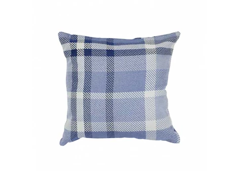 Astella Pacifica 18” x 18” Accent Throw Pillow in Tartan - Midnight Main Image