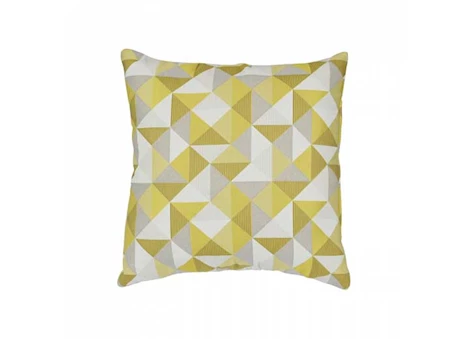 Astella Pacifica 24” x 24” Lounge Throw Pillow in Ruskin - Yellow
