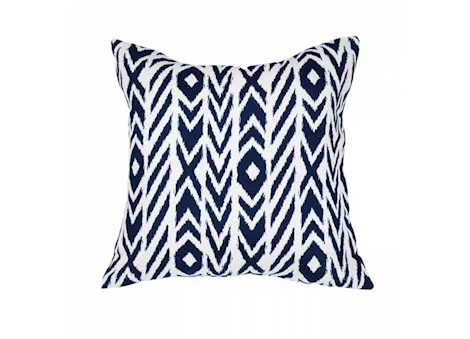 Astella Pacifica 24” x 24” Lounge Throw Pillow in Fire Island - Midnight