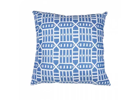 Astella Pacifica 24” x 24” Lounge Throw Pillow in Roland - Blue