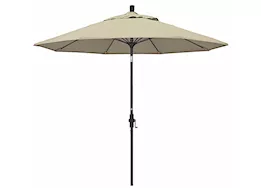 California Umbrella Sun Master Series 9 ft. Patio Umbrella - Antique Beige Sunbrella / Bronze