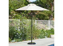 California Umbrella Sun Master Series 7.5 ft. Patio Umbrella - Natural Sunbrella / Bronze
