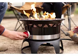 Camp Chef Rewood 18in deluxe gas firepit w/ lid