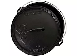 Camp Chef 10in cast iron classic standard dutch oven (4 qt.)