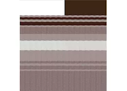 Carefree of Colorado Rv awning vinyl fabric 13ft 2in, sierra brown dune stripe, wht weatherguard