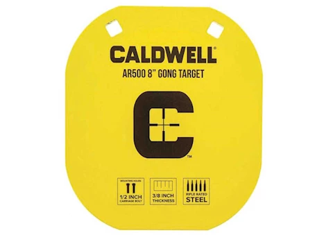 Caldwell Shooting Supplies AR500 8IN CALDWELL TARGET