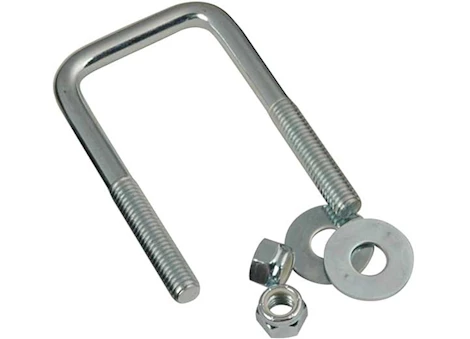 C.E. Smith Company PKG U-BOLT 7/16IN X 2-1/8IN X 4IN W/WASHERS & NUTS, SQUARE