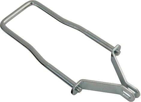 C.E. Smith Company PKG U-BOLT SPARE TIRE CARRIER, 8-3/4IN LONG, W/SPIN ON LOCK BRACKETS