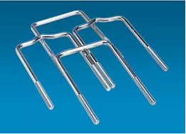 C.E. Smith Company Pkg u-bolt 3/8in x 3-1/2in x 6, 2 straight and 2 formed, square