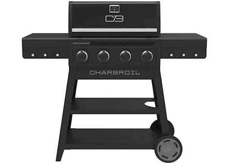 Charbroil PERFORMANCE SERIES FLAVORMAX 4 BURNER CART GAS GRILL BLACK STAINLESS