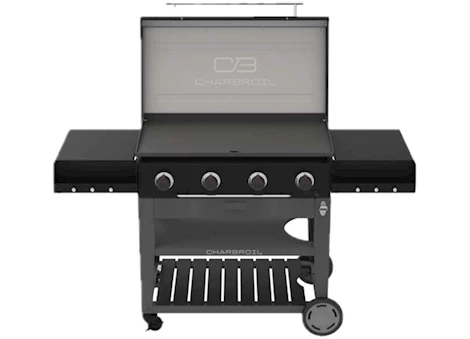 Charbroil PERFORMANCE SERIES 36IN 4-BURNER GAS GRIDDLE WITH CART AND HINGED LID