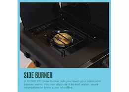 Char-Broil Pro Series 4-Burner Gas Grill and Griddle w/ Side Burner | 463281024