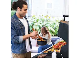 Char-Broil Pro Series 4-Burner Gas Grill and Griddle w/ Side Burner|463281024