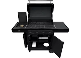 Char-Broil Pro Series 4-Burner Gas Grill and Griddle w/ Side Burner|463281024