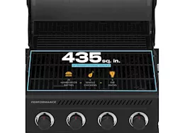 Char-Broil Performance Series FlavorMax 4 Burner Gas Grill Cart | 463348825