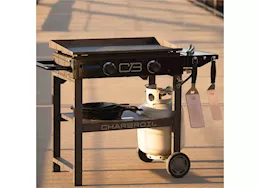 Char-Broil Performance Series 28" 2 Burner Gas Griddle w/ Cart and Hard Cover|463814025