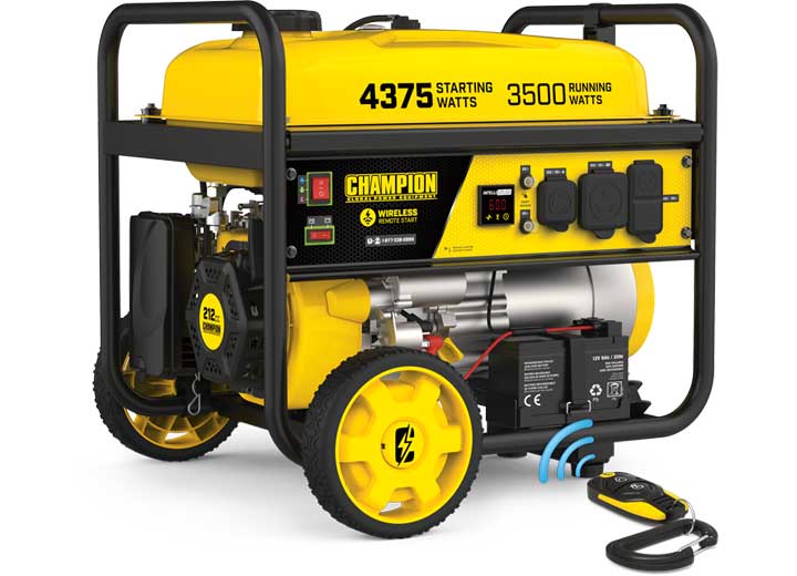 Champion Power Equipment 3500-watt generator w/remote key fob, 212cc champion engine w/electric start Main Image