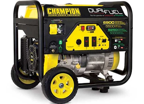 CHAMPION POWER EQUIPMENT 5500-WATT PORTABLE GENERATOR/DUAL FUEL TECHNOLOGY/389CC ENGINE