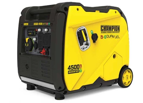 Champion Power Equipment 4500-WATT PORTABLE DUAL FUEL INVERTER GENERATOR WITH ELECTRIC START AND QUIET TE