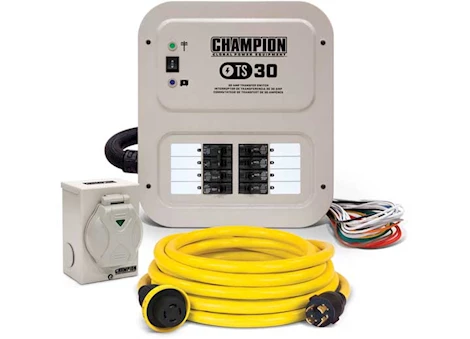 Champion Power Equipment 30-AMP MANUAL TRANSFER PREWIRED WITH 8 CIRCUITS