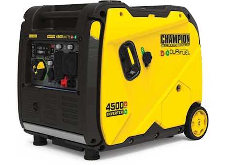 Champion Power Equipment 4500-WATT ELECTRIC START DUAL FUEL RV READY PORTABLE INVERTER GENERATOR W/QUIET TECHNOLOGY/CO SHIELD