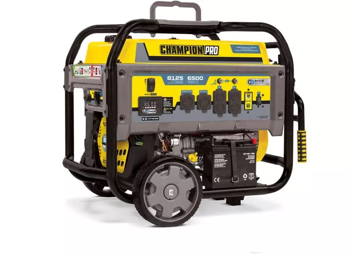 Champion Power Equipment 6500-watt generator with a 389cc commercial-grade engine osha compliant