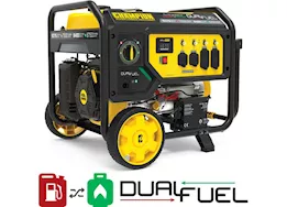 Champion power equipment 7500-watt generator w/electric start features dual fuel