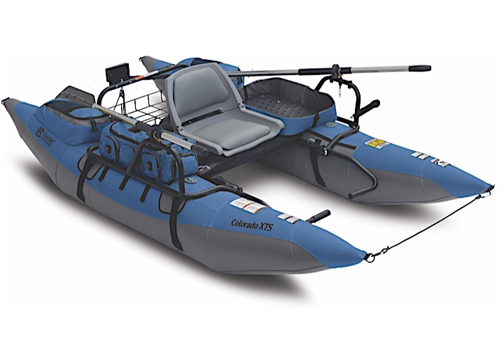 CLASSIC ACCESSORIES COLORADO XTS INFLATABLE PONTOON BOAT WITH SWIVEL SEAT