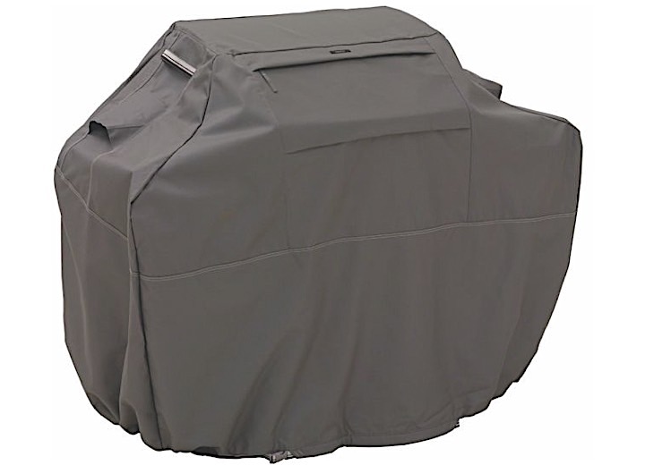 CLASSIC ACCESSORIES RAVENNA WATER-RESISTANT 64" BBQ GRILL COVER - DARK TAUPE