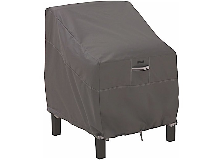 Classic Accessories Ravenna Water-Resistant 38" Patio Lounge Chair Cover - Dark Taupe Main Image