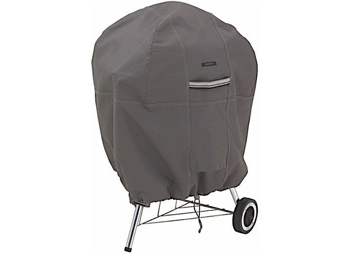 CLASSIC ACCESSORIES RAVENNA WATER-RESISTANT 26.5" KETTLE BBQ GRILL COVER - DARK TAUPE