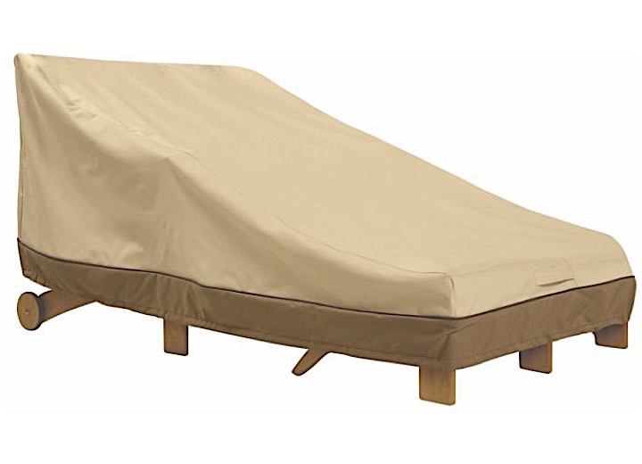 Classic Accessories Veranda Water-Resistant 80" Double Wide Patio Chaise Lounge Cover Main Image