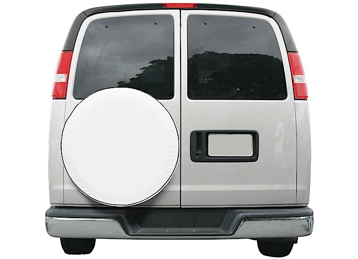 CUSTOM FIT SPARE TIRE COVER SNO WHT-MDL 8 -6-CS