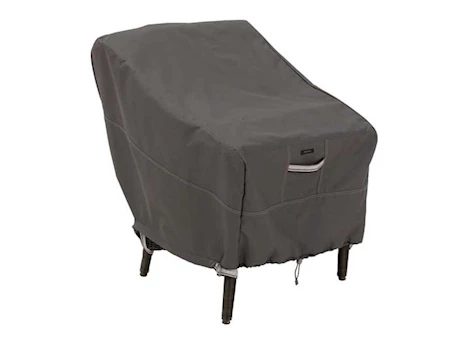 CLASSIC ACCESSORIES RAVENNA WATER-RESISTANT 25.5" PATIO CHAIR COVER - DARK TAUPE