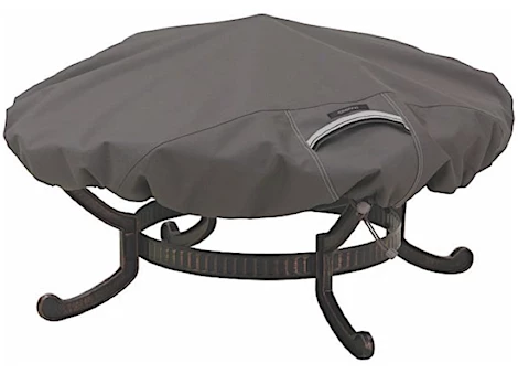 CLASSIC ACCESSORIES RAVENNA WATER-RESISTANT 60" ROUND FIRE PIT COVER - DARK TAUPE