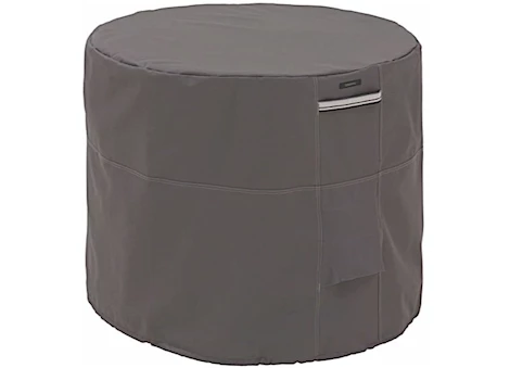 Classic Accessories Ravenna Water-Resistant 32-inch Round Air Conditioner Cover - Dark Taupe