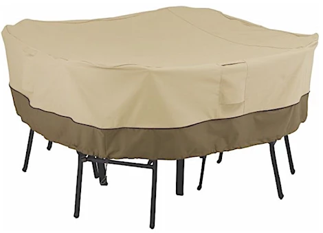 Classic Accessories Veranda Water-Resistant 66" Square Patio Table & Chair Set Cover